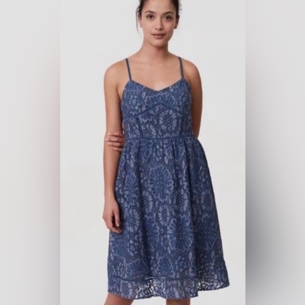 EUC Loft Lace Dress